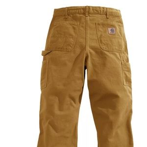 New Carhartt washed duck work dungaree pants